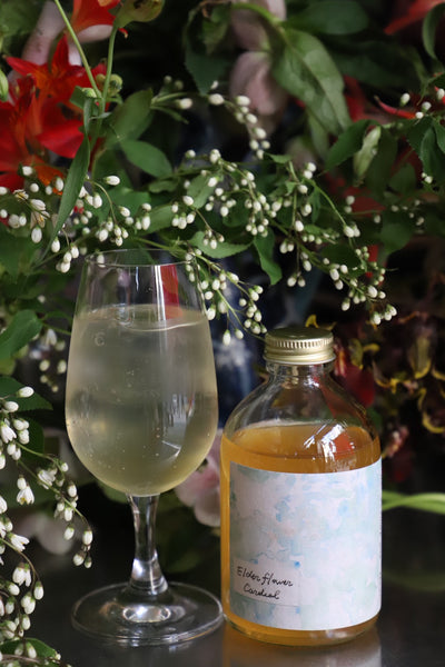 Elderflower Cordial [month by month Non-Alcoholic Syrup]