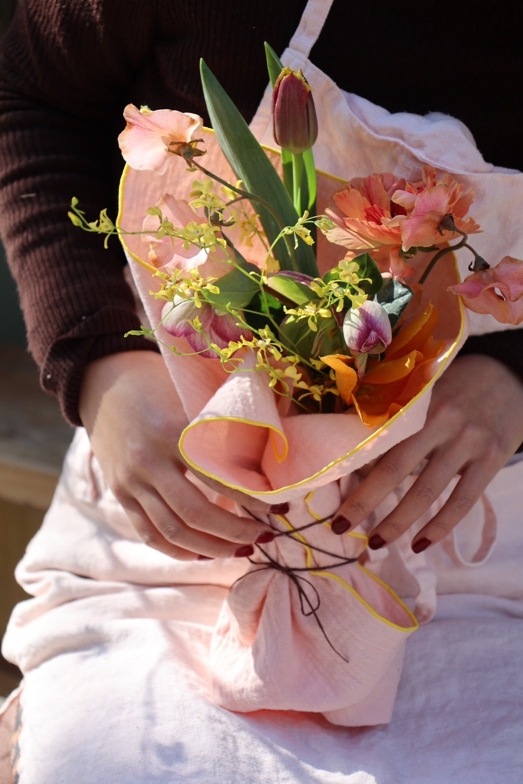 botanical dyed cloth bouquet – THE LITTLE SHOP OF FLOWERS
