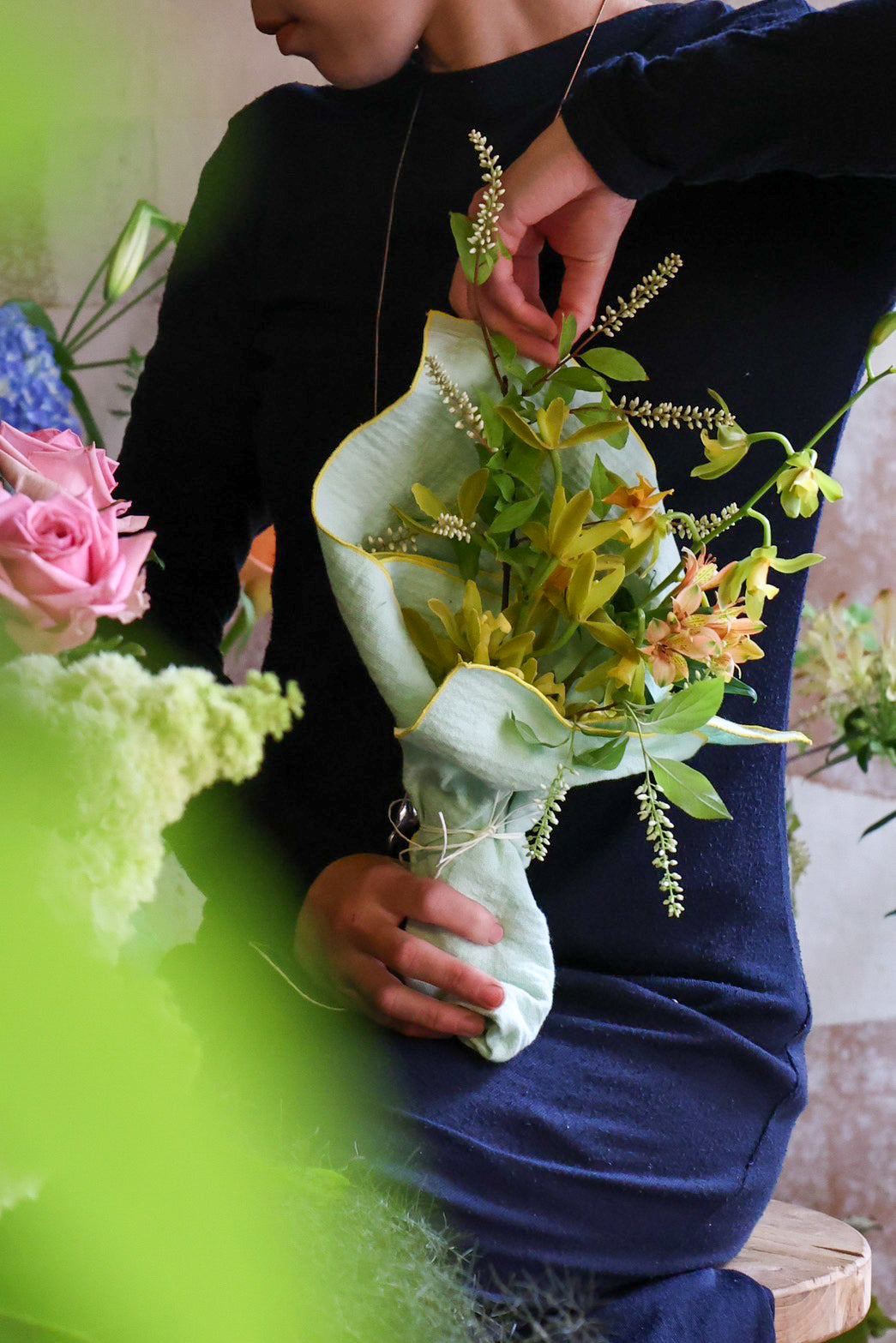 セット限定] botanical dyed cloth bouquet – THE LITTLE SHOP OF FLOWERS