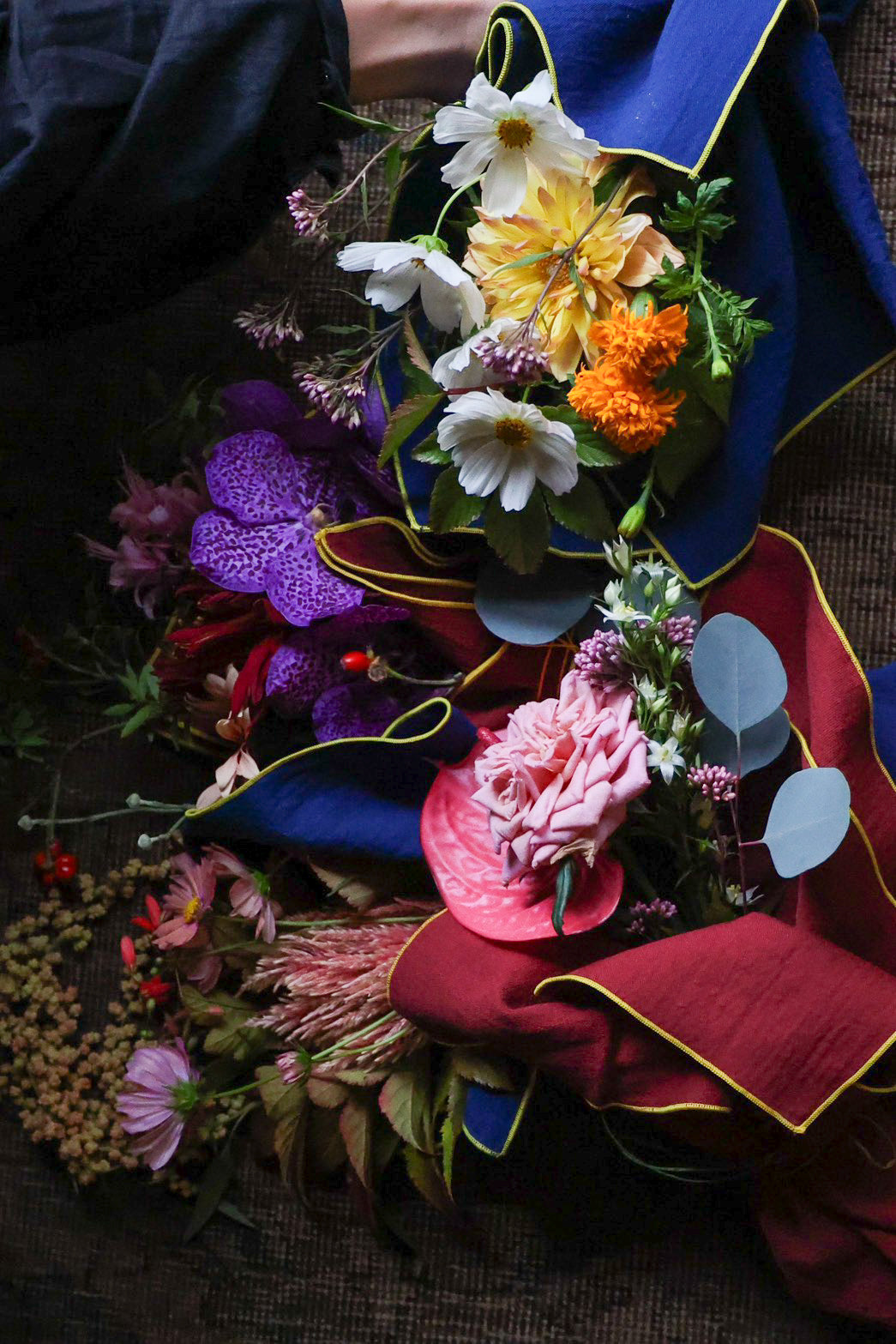 botanical dyed cloth bouquet – THE LITTLE SHOP OF FLOWERS