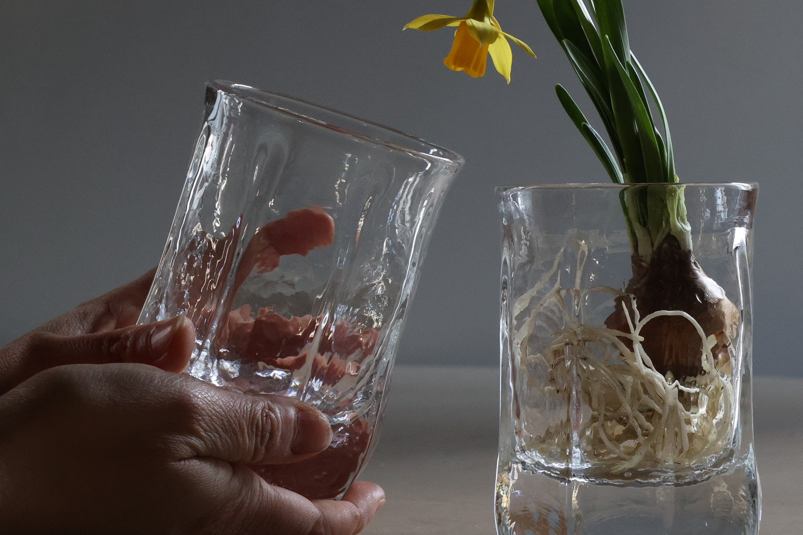 西山芳浩：No.7 八角グラス 大 – THE LITTLE SHOP OF FLOWERS