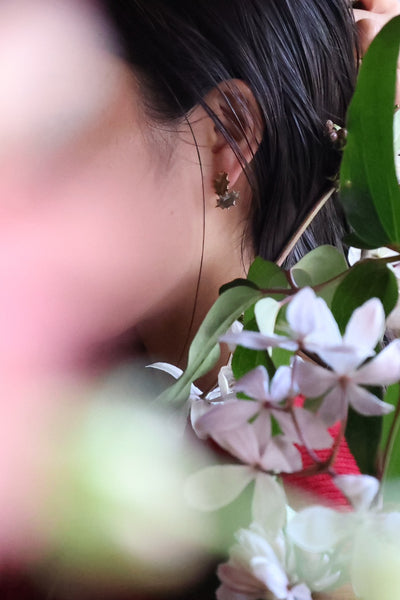 Holly Single Earring [SVBR] — Wearing Plants