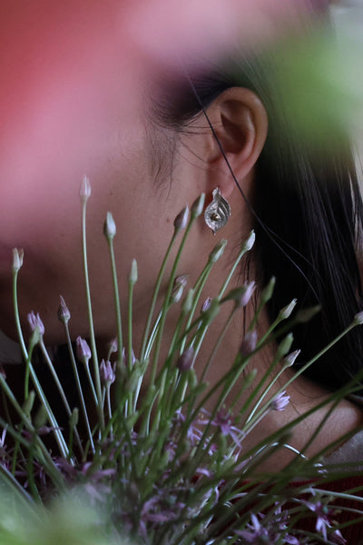 Hanaikada Single Earring [BR-S] — Wearing Plants
