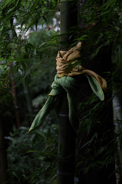 caption:Azuki Beige / Kuma Bamboo Green