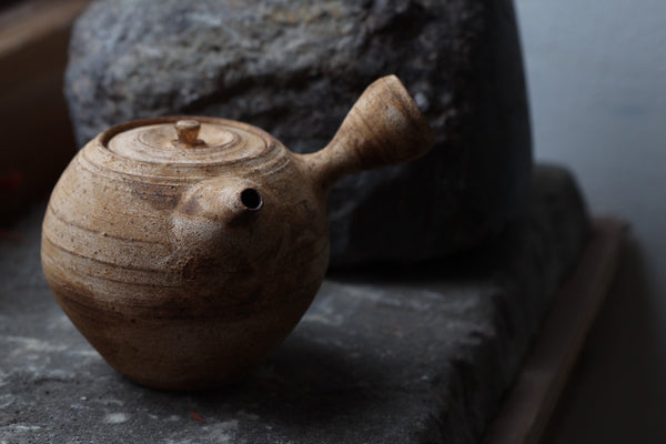 No.10 Yakishime Teapot - Yellow