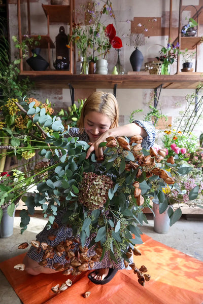 [workshop] Eucalyptus Populus wreath (9/8)