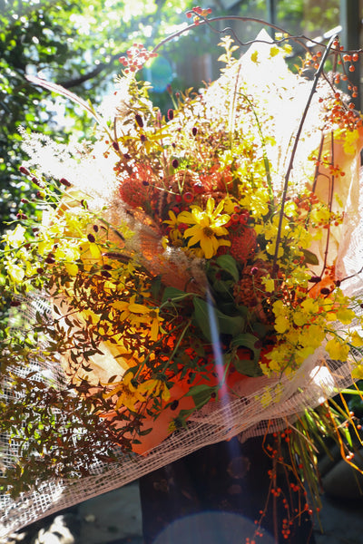 autumn light bouquet